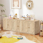 63'' Fluted Sideboard Buffet Cabinet - Image 3