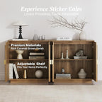 BELLEZE Modular Fluted Sideboard Buffet Cabinet - Image 4