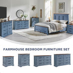ACCOHOHO Farmhouse Nightstand - Image 4