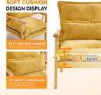 VINGLI Mid-Century Modern Cloud Accent Armchair - Image 7