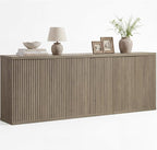 SICOTAS Buffet Cabinet with Storage Accent Sideboard Modern Credenza with Doors by SICOTAS