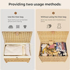 Honjourai Wicker Storage Basket - Image 8