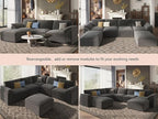 EASE MOOSE Oversized Sectional Modular Sofa, Large L Shape Sectional Couch Wide - Image 5