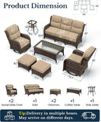 HILLGA 7-Piece Luxury Patio Furniture Set - Image 2