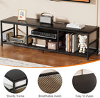 VECELO TV Stand with Power Outlets - Image 5