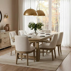 RIVOVA Modern Dining Chairs Set of 6, Comfortable Dining Room Chairs by RIVOVA