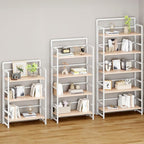 No Assembly Folding Bookshelf, 5 Tiers Collapsible Book Shelf - Image 5