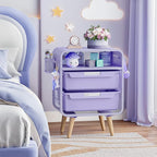 SYKIARIOL Kids Nightstand, Girls Bedside Table, Night Side Table, Kids Night - Image 2