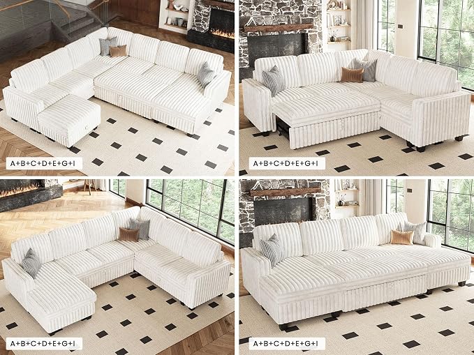 Belffin Plush Corduroy Single Module - Image 6