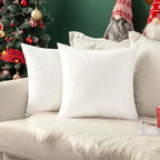 MIULEE Pack of 2 Decorative Outdoor Solid Waterproof Throw Pillow Covers Faux - Image 7