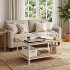 ZenStyle Industrial Coffee Table - Image 5