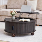 Round Lift Top Coffee Table - Image 6