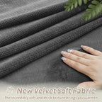 Arfntevss Sectional Recliner Couch Covers Velvet Washable Corner Sectional Sofa - Image 4