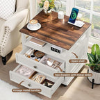 Joaxswe Farmhouse Nightstand - Image 4