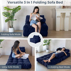 MAXYOYO Folding Sofa Bed, Convertible Sleeper Chair - Image 4