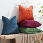 decorUhome Summer Couch Euro Sham Throw Pillow Covers 26x26 Set of 2, - Image 6