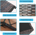 Outdoor Terrace Furniture Set, 8 Piece Outdoor Furniture Set, - Image 7