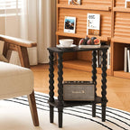 Veegle Narrow Side Table, Small End Table - Image 3
