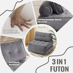 Folding Sofa Bed Convertible Sleeper Chair 33" - Image 4