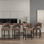 VKNOW Bar Stools Set of 2, Modern Counter Stools - Image 5