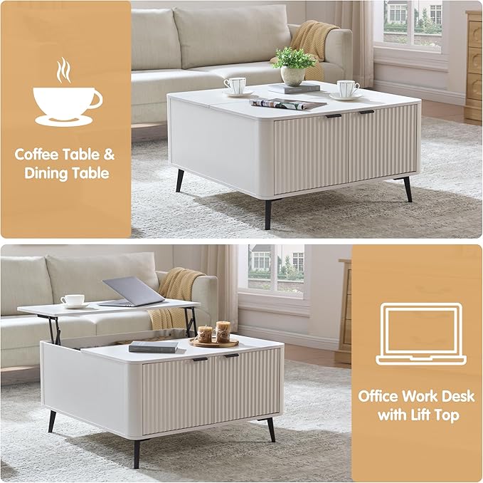 Fatmok Large Lift Top Coffee Table - Image 6