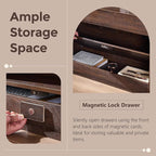 IFGET 76" Tall Arched Bookcase - Image 3