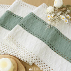 FEXIA Sage Green Table Runner 36 Inches Long - Image 3
