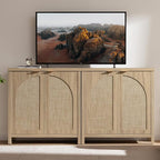 SICOTAS 68" W Rattan Sideboard Buffet Cabinet - Image 3