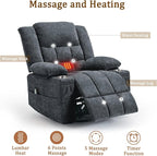 Korser 360° Swivel Rocker Recliner - Image 4
