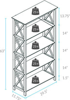 Casual Home Shelf Bookcase - Image 3