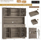 HOSTACK 71" Tall Pantry Cabinet - Image 3