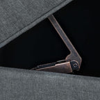 Adeco Chest and Footrest-Square Seat Storage Bench Ottoman - Image 8