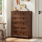 Joaxswe Farmhouse 6 Drawer Dresser - Image 12