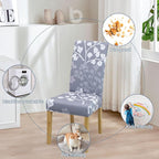 BIETYONE Stretch Dining Chair Covers Set of 6, Soft Removable Washable Kitchen - Image 6