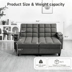 oaaktu Queen Size Sleeper Sofa Couch - Image 2