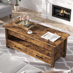 Seventable Coffee Table, 39.3" Lift Top Coffee Table - Image 6