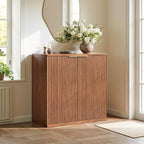 Evermagin 31.5" Walnut Buffet Cabinet - Image 4