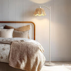 Oneach Rattan Floor Lamp for Living Room - Image 2