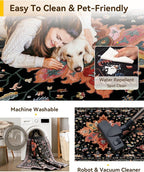 RELEANY Area Rugs 2'x7' Runner Rug Non Slip Washable - Image 4