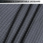 NeColorLife Stretch Ottoman Cover Square Oversized Soft Knitted Jacquard Thick - Image 3