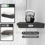 Fun Memories Floating Shelves 32 Inch Long, 9.3 Inch Deep Classic Crown Molding - Image 4