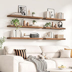 Fun Memories 67Inch Long Floating Shelves, 8 Inch Deep Shelves - Image 2