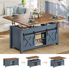 SEDETA Lift Top Coffee Table, 4 in 1 Multi-Function Convertible Coffee Tables by SEDETA