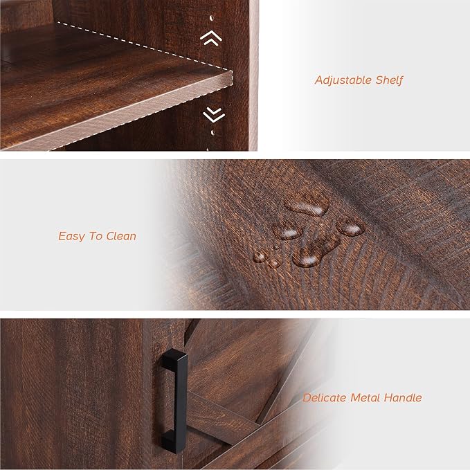 WAMPAT 24.3" H End Table Set of 2 - Image 8