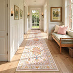 RELEANY Area Rugs 2'6"x14' Runner Rug Non Slip Washable by RELEANY