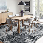 RELEANY Washable Area Rugs 10'x14' Non-Slip Modern Abstract Soft - Image 3