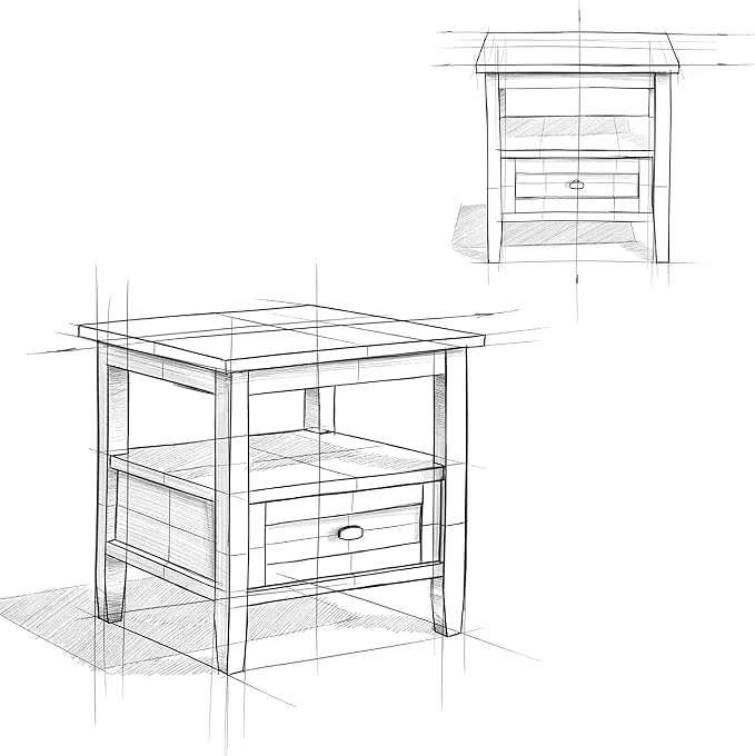 SIMPLIHOME Warm Shaker Solid Wood 20 inch Wide Transitional-Style End Tables in - Image 10