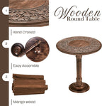 Wooden End Table for Living Room - Image 4