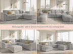 EASE MOOSE Oversized Sectional Modular Sofa, L Shape Sectional Couch - Image 4