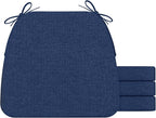 AAAAAcessories D-Shaped Chair Cushions, Machine-Washable Cover by AAAAAcessories